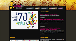 Desktop Screenshot of chorales-nord.org